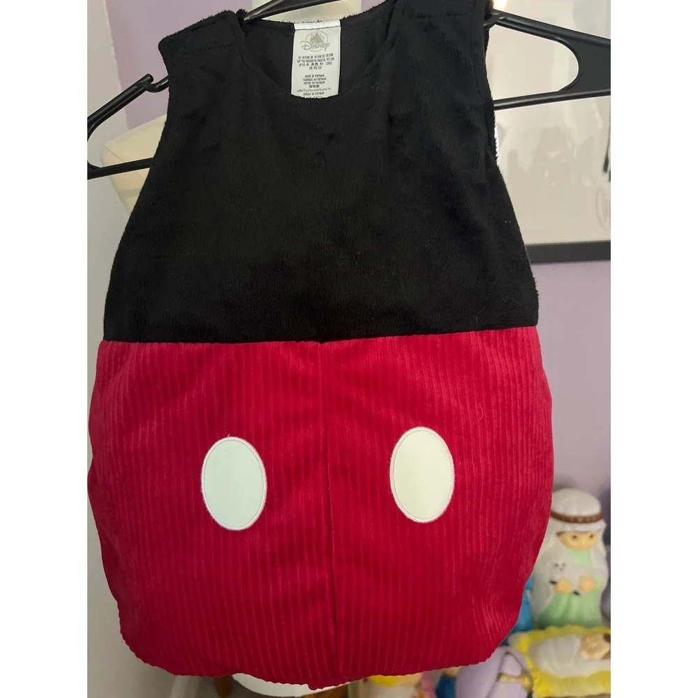 Disney Mickey Mouse Plush Costume Baby Size 18-24 Months Halloween Dress Up